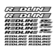 redline bike frame design set stickers