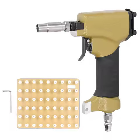 Pneumatic Thumbtack Gun Air Power Decorative Nailer Trim Finish Pin Gun Tool 4‑7kgf/cm³ Air Thumbtac
