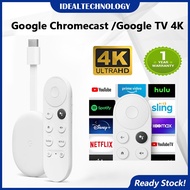 Google Chromecast Google TV 4K HDMI Streaming Media Player Dongle Netflix Disney+ Hotstar Youtube My