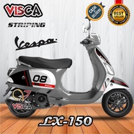Stiker Striping Vespa Matic - Stripig Vespa LX-150 Variasi