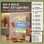 LED Magnet Peti Sejuk Light Convenience Store 7-Eleven FamilyMart Lawson Sign Aesthetic Night Light 