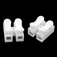 10 PCS CH2 Reusable Electric Lamp wiring quick terminal two position push type wire connector quick 