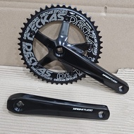 Crank Arm MAGNITUDO Glossy Black Chainring DECKAS 48T BCD144 Length 170mm