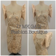 Modern midi filipiniana dress (Mother Dress/Ninang dress)