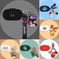 For Anker Soundcore V20i Case Silicone Soft Case Creative Cartoon Bear Cute Plush Cinderella Keychai