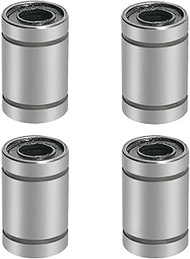 Aopin LM8UU Cylinder Linear Motion Ball Bearing, ID 8mm, OD 15mm Linear Ball Bearings Sae52100 Carbo