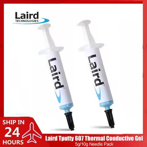 Laird Tputty 607 Thermal Conductive Gel, Thermal Grease for Laptop VRAM Power Supply, 5g/10g Needle 