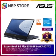 Asus ExpertBook B5 Flip B5402FB-AKA0074X 14" FHD Touch 2-In-1 Laptop Black ( I5-1240P, 8GB, 512GB SS