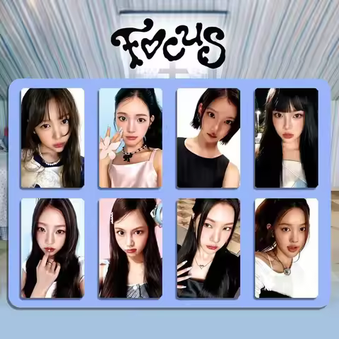 Hearts2hearts 8pcs/set Album FOCUS Special Edition Card Postcard Fan Collector Card Photo Card LOMO 