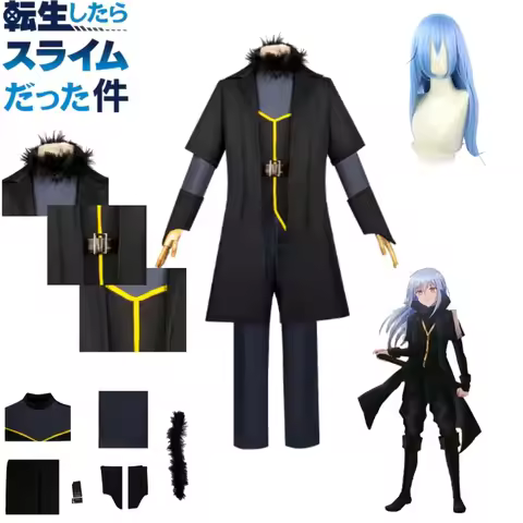 Demon Lord Rimuru Tempest Cosplay Costume That Time I Got Reincarnated As A Slime Full Set Black Coa
