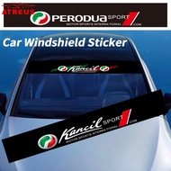 For Perodua Kancil Car Windshield Stickers Front Rear Car Windscreen Sticker Car Front Window Waterp