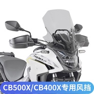 M & C MOTO Suitable for Honda CB400X Front Windshield GV Style Windshield Imported Glass Chest Prote