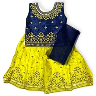 (Ready Stock) New Design Lehenga Choli for Girls Lehenga Indian Kids Wear –Kids Party Wear  Embroide