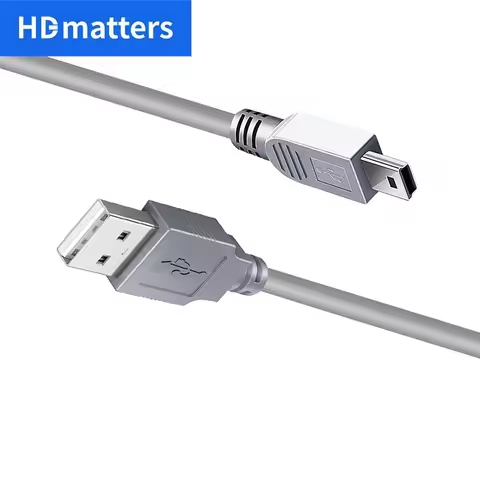 Mini USB Cable USB 2.0 A male to USB Mini-B 5Pin charging Sync Data cable USB mini-B cable for GoPro