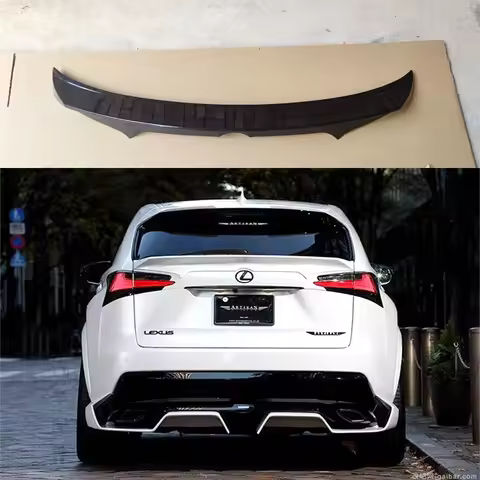 For Lexus NX200 NX200T NX300 2015-2017 High Quality ABS Plastic Rear Wing Roof Rear Box Decorated Sp