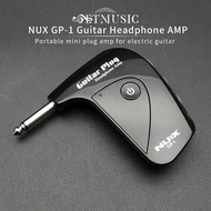 Top Quality NUX GP-1 Portable Electric Guitar Plug Mini Headphone Amplifier Built-In Distortion Effect Guitar Essories