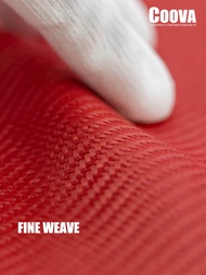 F230 COOVA Red Kevlar Aramid Fabric Twill ใช้สำหรับตกแต่ง DIY ความกว้าง200Mm/300Mm