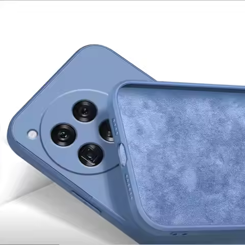 For Oneplus 12 Liquid Silicone Case Oneplus 12 Cover Coque Fundas Soft TPU Cute Phone Case Oneplus 1