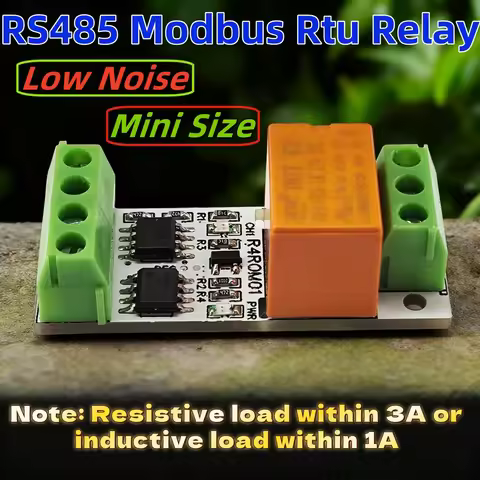 Modbus Rtu Remote IO 110V 120V 220V Small Electronic Switch 3A Mini Size & Low Noise 5V 12V 24V RS48