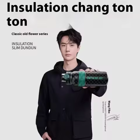 Bottled Joy Wang Yibo Thermos Bottle 316 Material High Appearance Level Spring Lock Suction Stainles