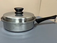 二手 安麗 Amway  Queen  1.4公升美國製造 煎炸鍋 煎鍋 平底鍋