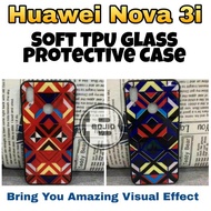 Huawei Nova 3i case luxury fashion Glass phone case