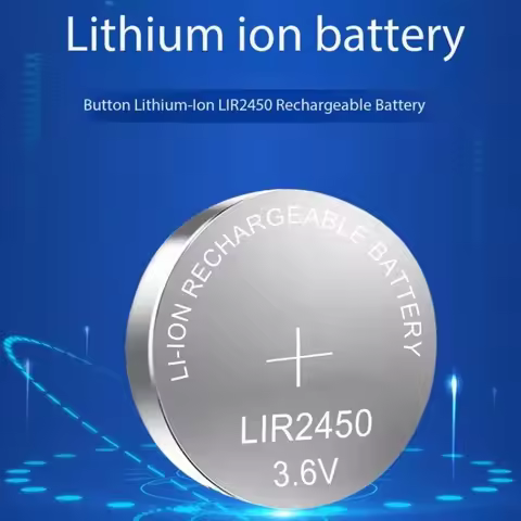 2-10PCS 3.6V LIR2450 Lithium Ion Battery Rechargeable battery replace CR2450