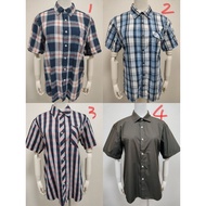 244F-Second-Hand Short-Sleeved Shirt Cardigan Button Pocket