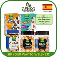 GULLON Mini Bites Cracker 250g | Fish Shapes Biscuit 350g |Hookies Mini Cocoa 250g