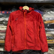 MERAH Salomon Smart Skin Polartec Zip Up Hoodie Red Size M 60x47