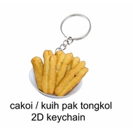 Cakoi Kuih pak tongkol 2d acrylic keychain