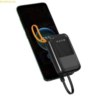Doublebuy Mini Portable Charger Cover DIY Box for 3x18650 or 2 955465 Batteries 3 USB Ports