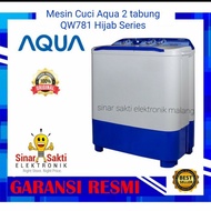 Aqua Mesin Cuci 2 tabung 7 kg QW781 Aqua Japan