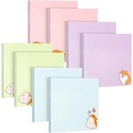 Mr. Pen- Sticky Notes, 3”x3”, 8 Pads, 400 Sheets, Tiny Hamster Sticky Notes