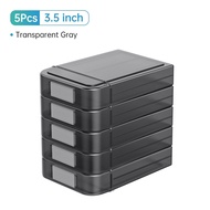 ORICO 5Pcs 2.5 "HDD Storage Case Multi-Disk Storage 2.5/3.5" HDD Protection Box For Hard Drive With