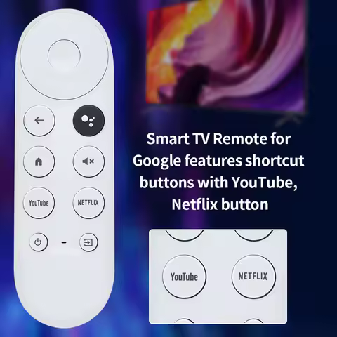 G9N9N Replacement Voice Remote Control Compatible with Google Chromecast 4K Snow Smart TV Streaming 
