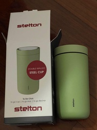 Stelton 保溫杯 隨行杯 酪梨綠 全新