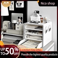 Murah MurahDesktop File Storage Rack Desk Rack Vertical Multi-Layer File Rack Desk a4 Data Box Organ