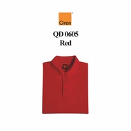 OREN SPORT QD0605 Red Quick Dry Polo T-Shirt Unisex Sportswear Cool Fit Microfiber NTMY.os