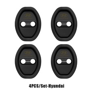 Set Silikon Cover Penutup Pelindung Kunci Pintu Mobil Degan Logo Tebal Karet Silicone Door Lock Cove