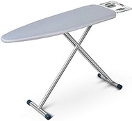 Folding Ironing Board, Sturdy and Non-Slip Carbon Steel Steam Iron Rest, Grey Cotton Cover 130.5 33 90 cm Ironing Boards (Color : Gray, Size : 130.53390 cm)