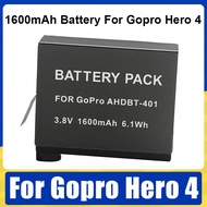 1600mAh Battery For Gopro Hero 4 Rechargeable Lithium Battery Storage For Gopro Hero 4 Hero4 Motion 