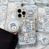Frosted Cartoon Bottle Cap Magnetic Bracket OPPO Reno15 14 13 12 Find X8 Pro A3X A3 Shock-Resistant 