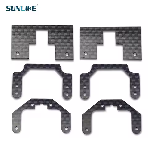 Self Made Tamiya Mini 4WD Accessories 1.5mm Carbon Fiber U-Shaped Inner Suspension Reinforcement For