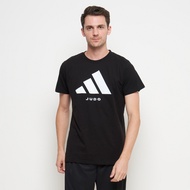 ADIDAS COMMUNITY TRAINING TSHIRT JUDO THREE STRIPES BLACK - ADIDAS JUDO TRAINING T-SHIRT BLACK