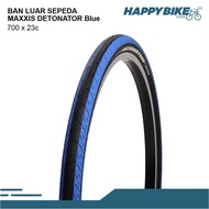 MAXXIS ROADBIKE DETONATOR 700 X 23C BLUE BICYCLE TIRES ORIGINAL