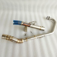 Pro SPEED blue tip Super open spec pipe canister tube type inlet 51mm 1set for Tmx125 Tmx155 Rusi tc