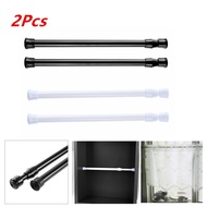 2PCS Tension Rod Spring Curtain Rods Expandable Curtain Rod Spring Loaded Curtain Rods Tensions Rod Short Spring Tension Rod