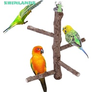 EBINLANDS Wood Bird Perch Bird Toys for Parakeets bird bath for cage Bird Cage Accessories Bird Toys