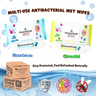 Wet Wipes Skin & Surface Anti Bacterial Wet Wipe Disinfecting Refreshing Wipe Kill 99.9% Germs Tissu